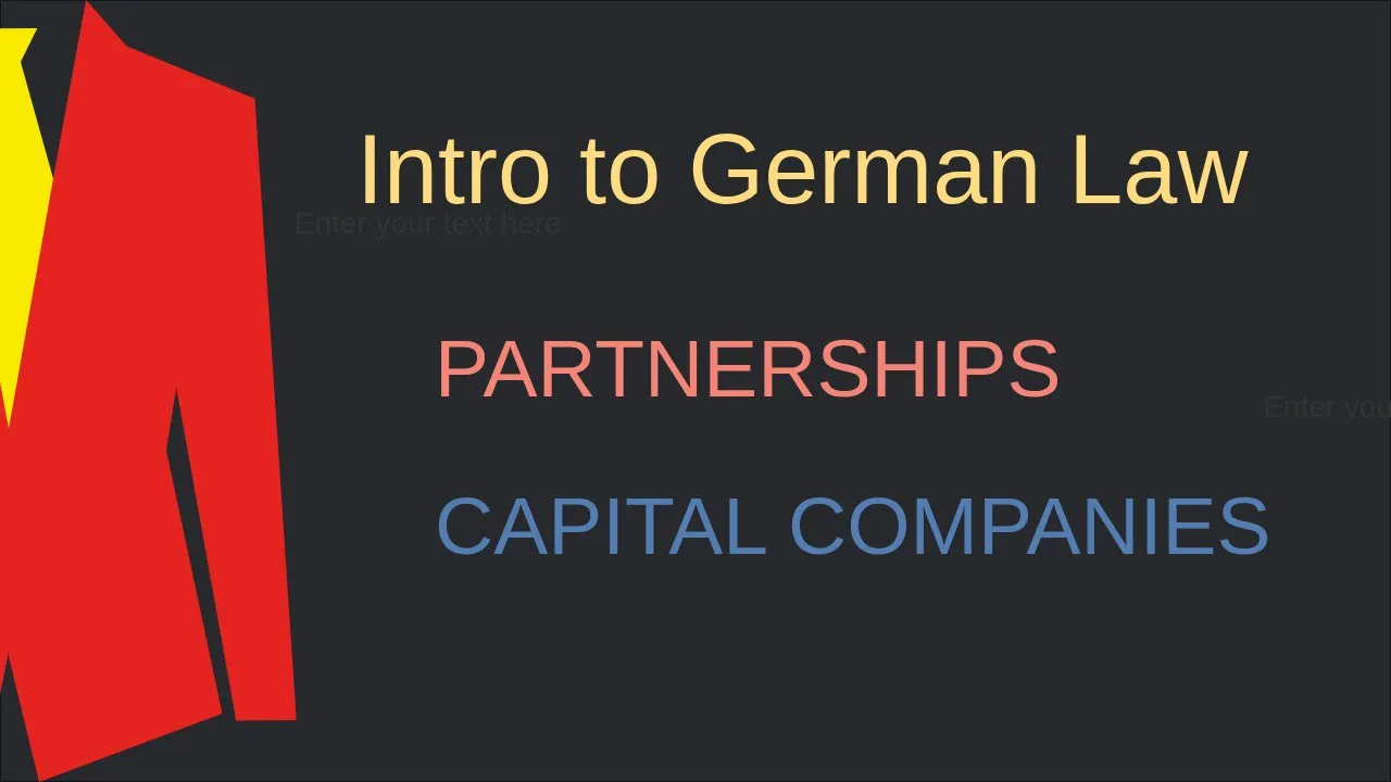 Welcome to My Channel | A Basic Introduction to German Law