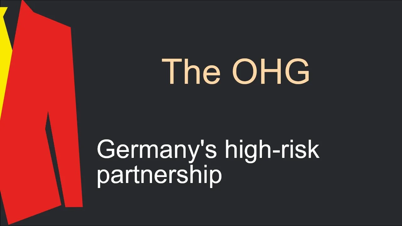 OHG Explained: Germany's Simplest Partnership … and Its Biggest Risk